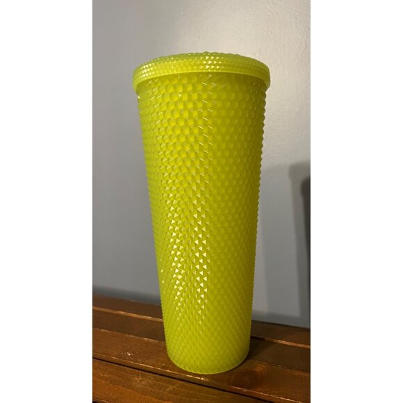 Starbucks Venti 2022 Halloween Lemongrass Studded Glow In The Dark Cup No‎ Straw - Picture 3 of 7